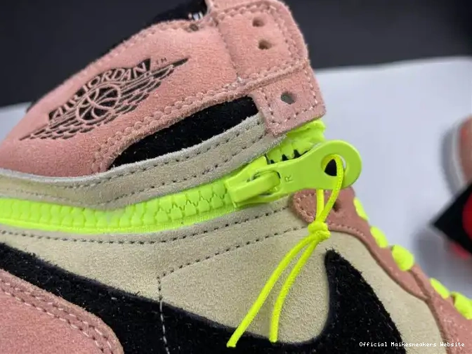 Official Maikesneakers Switch Peach 1 High Air CW6576-800 Jordan 0515